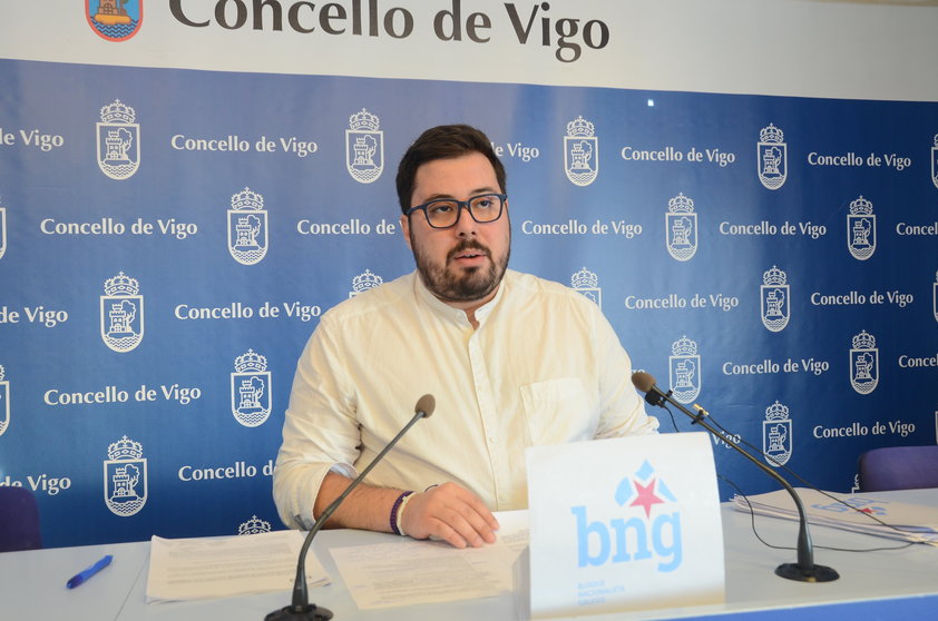 Xabier P. Igrexas, concelleiro e candidato do BNG de Vigo