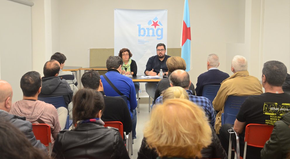 Encontro do BNG con colectivos de Vigo en 2022 
para explicar o proxecto de orzamentos