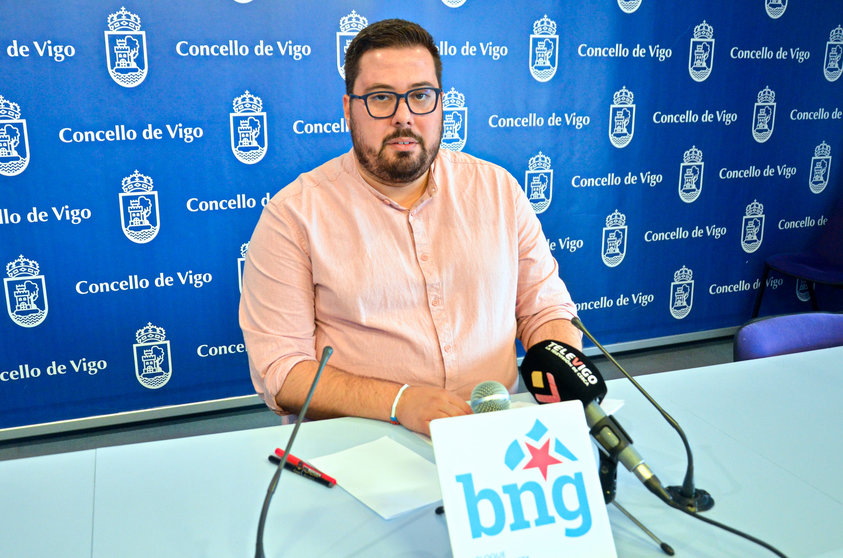 O portavoz municipal do BNG Vigo, Xabier P. Igrexas.