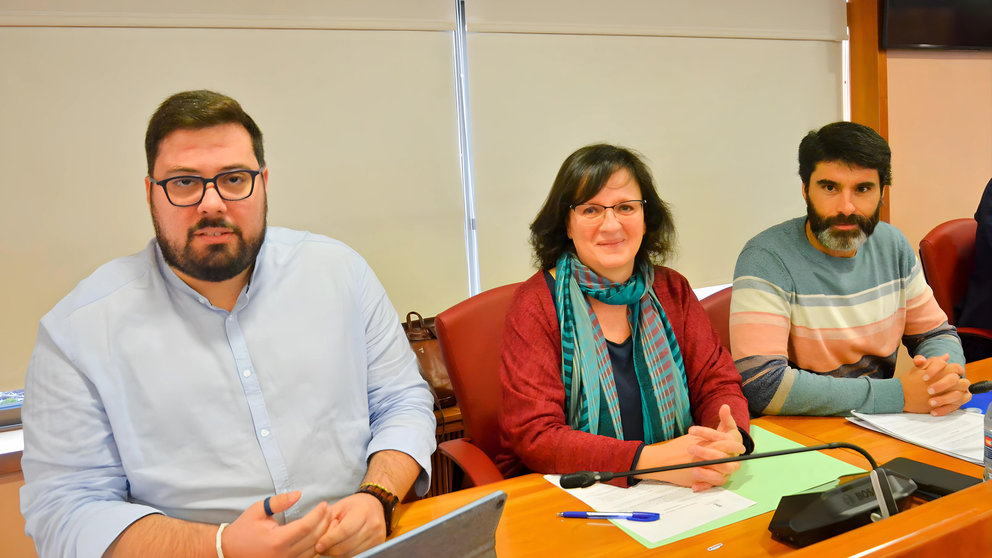 Xabier P. Igrexas, Ana Martínez e Filipe Abalde, Grupo municipal do BNG de Vigo no Pleno