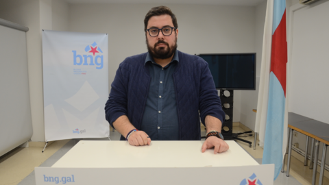 Xabier P. Igrexas, concelleiro do BNG de Vigo