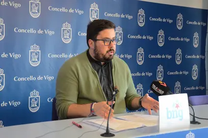 Xabier P. Igrexas, concelleiro e candidato do BNG de Vigo
