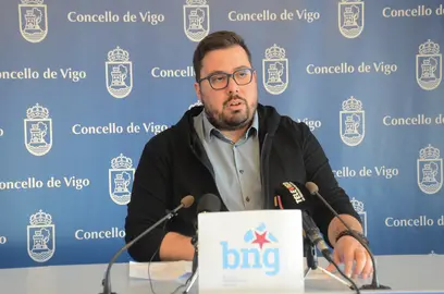 Xabier P. Igrexas en rolda de prensa