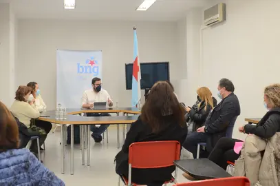 Xabier P. Igrexas, reunido co Comit&eacute; de Empresa da limpeza de dependencias municipais
