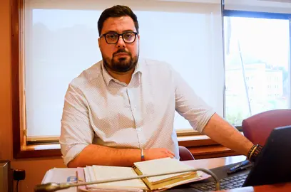 Xabier P. Igrexas, concelleiro e candidato do BNG de Vigo