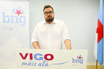 Xabier P. Igrexas, portavoz municipal do BNG de Vigo