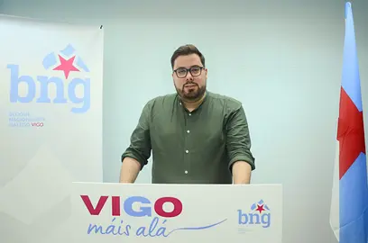 Xabier P. Igrexas, portavoz municipal do BNG de Vigo