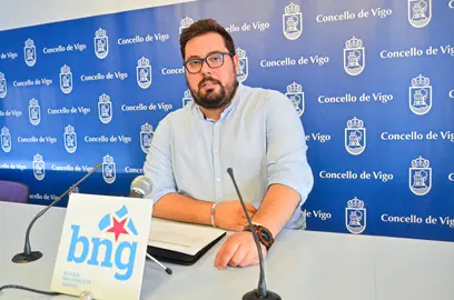 Xabier P. Igrexas, portavoz municipal do BNG de Vigo