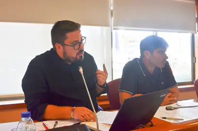 Xabier P Igrexas e Filipe Abalde no Pleno municipal
