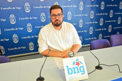Xabier P. Igrexas, portavoz municipal do BNG de Vigo