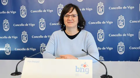 Ana Mart&iacute;nez, concelleira do  BNG de Vigo