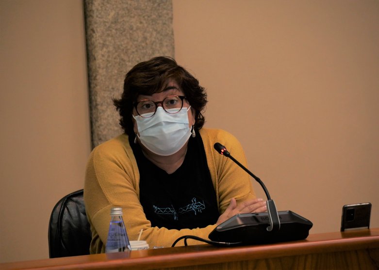 Carmela González, deputada do BNG no Parlamento de Galiza