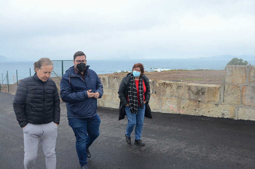 Visita do BNG Vigo á localización da nova urbanización en Cabo Estai