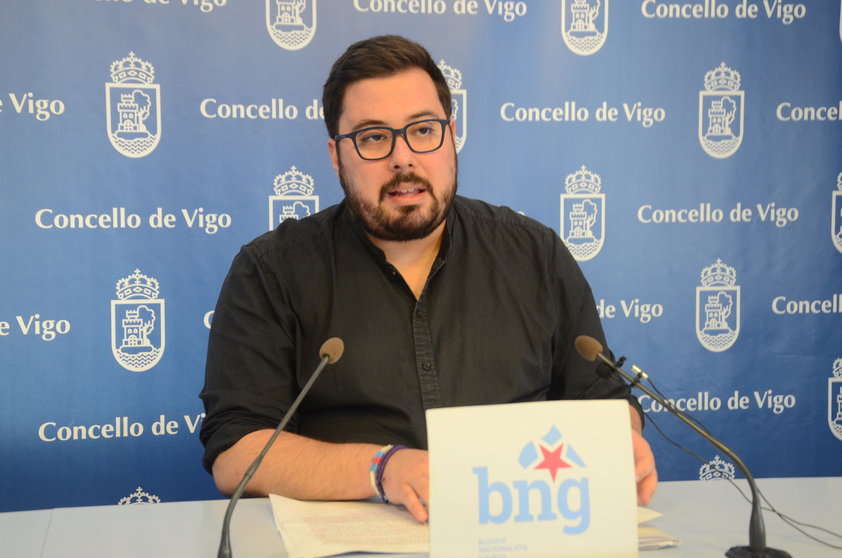Xabier P. Igrexas, concelleiro e candidato á Alcaldía do BNG de Vigo