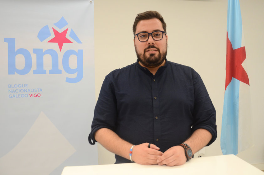 Xabier P. Igrexas, concelleiro e candidato do BNG á Alcaldía de Vigo