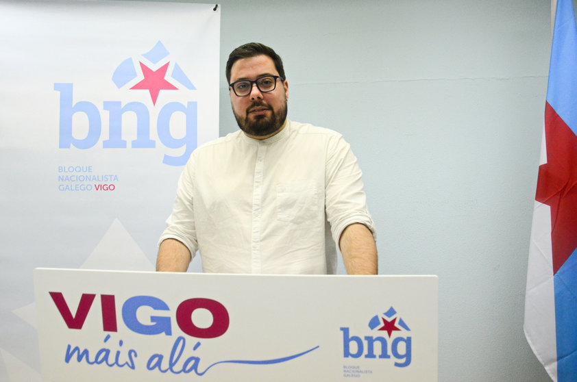 Xabier P. Igrexas, concelleiro e candidato do BNG á alcaldía de Vigo