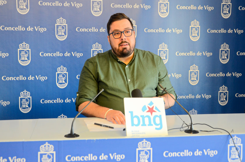 Xabier P. Igrexas, concelleiro e candidato do BNG de Vigo