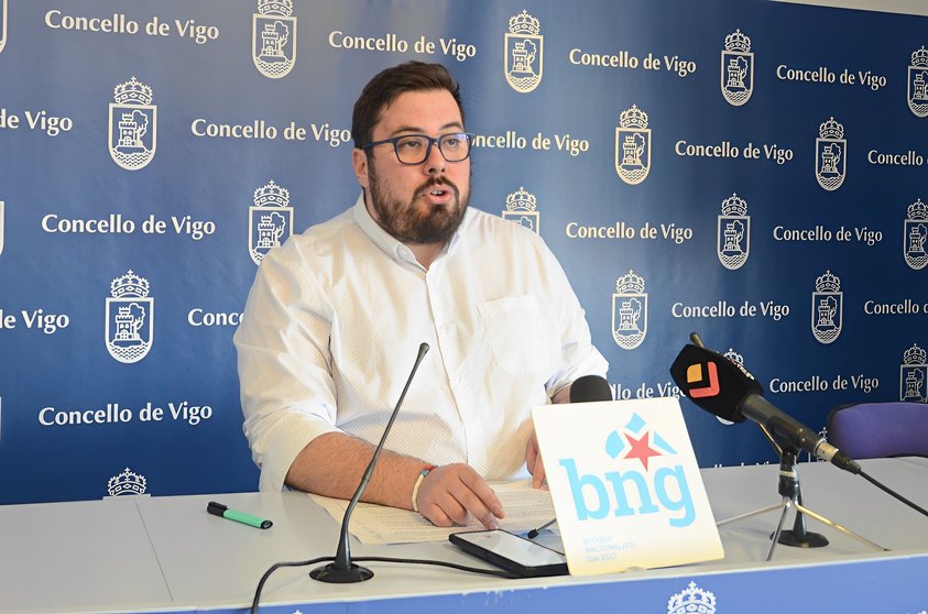 Xabier P. Igrexas, concelleiro e candidato BNG de Vigo