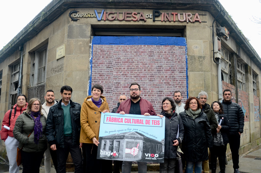 Presentación do proxecto 'Fábrica Cultural Teis' do BNG de Vigo