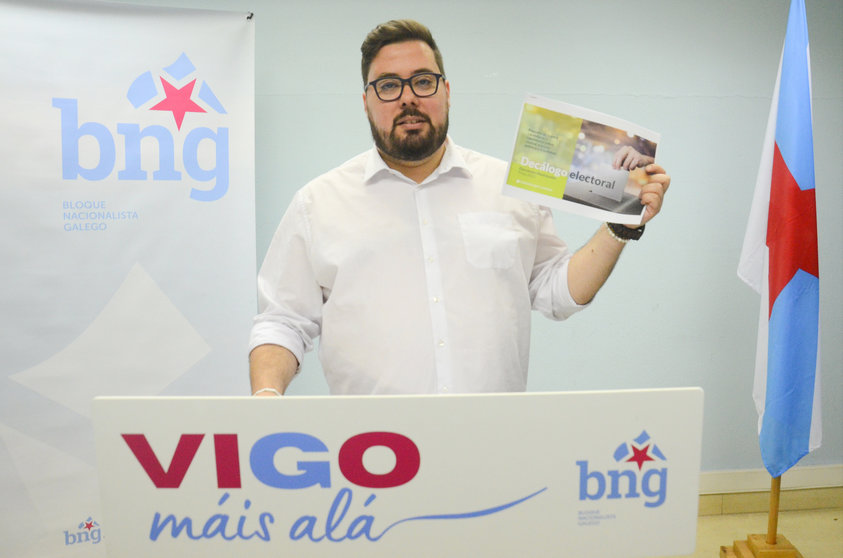 Xabier P. Igrexas, candidato do BNG á Alcaldía de Vigo