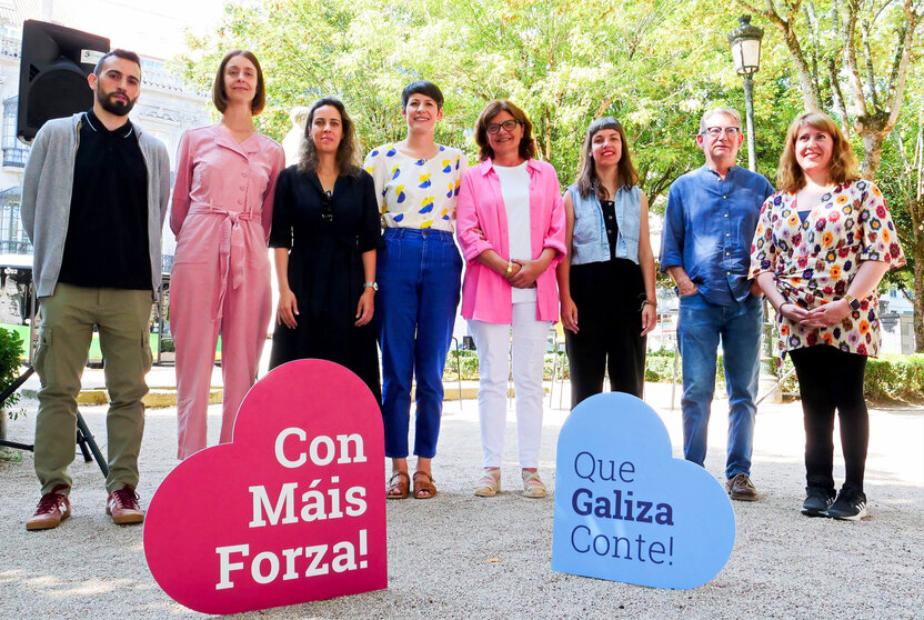 Breogán Rioobo, Helena Miguélez, Alexandra Fernández, Ana Pontón, Carme da Silva, Su Garrido Pombo, Henrique del Bosque e Carmen Santos