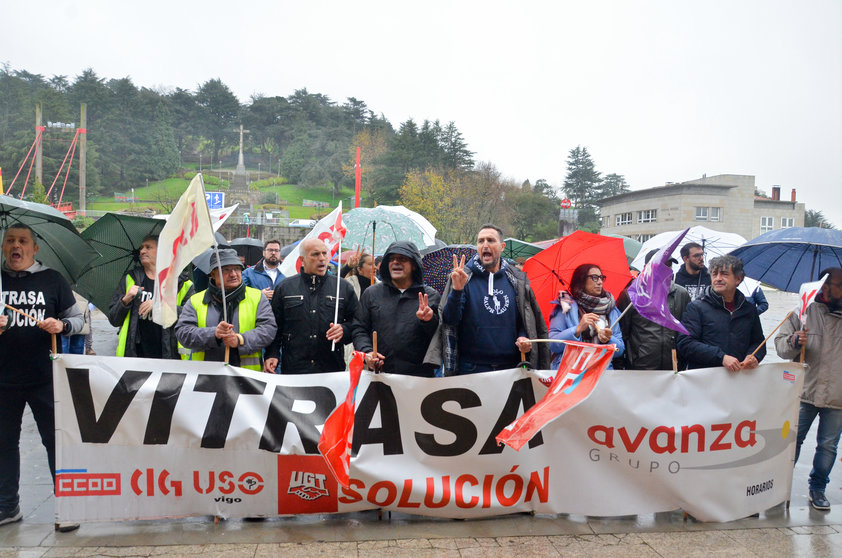 O portavoz municipal do BNG de Vigo, Xabier P. Igrexas, apoia unha mobilización do persoal de Vitrasa en folga