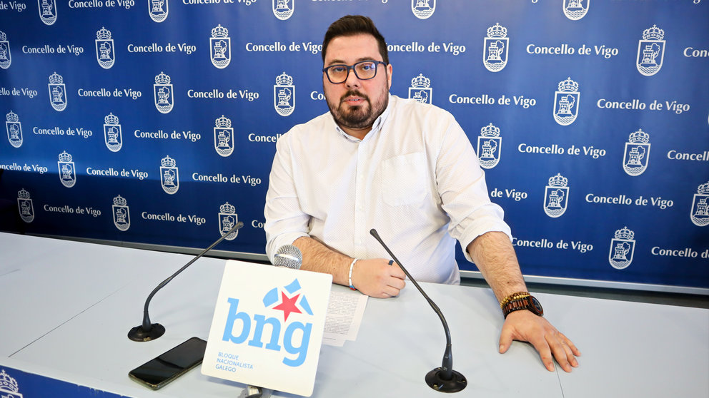 Xabier P. Igrexas, portavoz municipal do BNG en Vigo