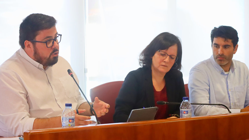 Xabier P. Igrexas, Ana Martínez e Filipe Abalde no Pleno