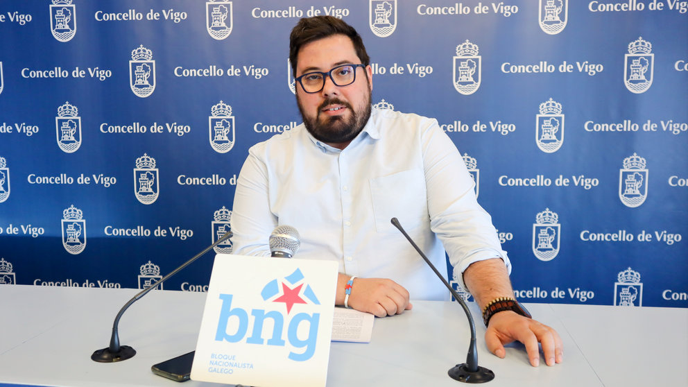 Xabier P. Igrexas, portavoz municipal do BNG de Vigo
