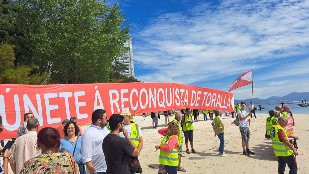 Mobilización veciñal na Illa de Toralla