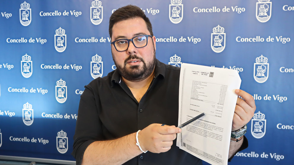 Xabier P Igrexas, portavoz municipal BNG Vigo, coa licitación do proxecto