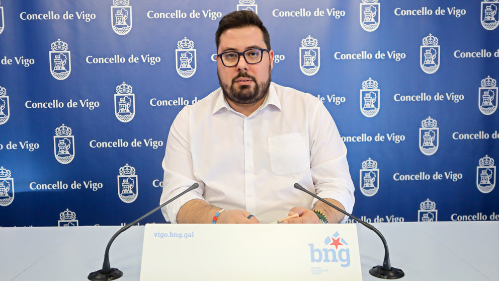 Xabier P Igrexas, portavoz municipal do BNG de Vigo