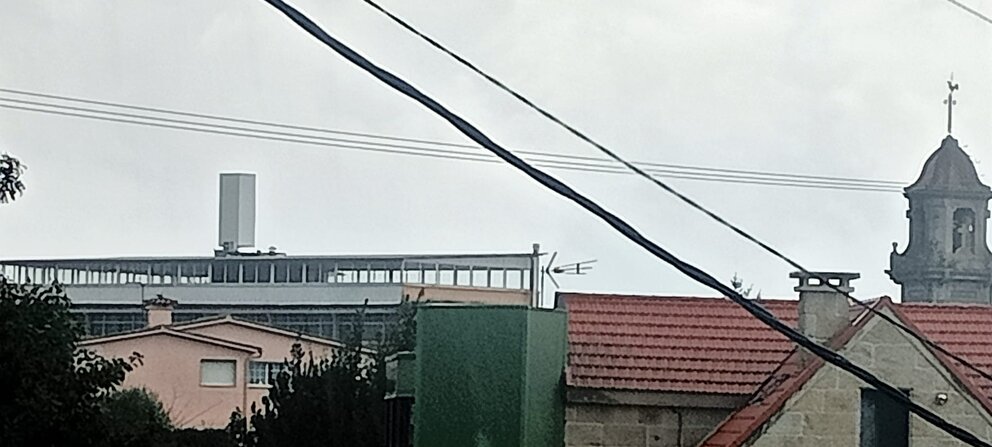 Antena na rúa dos Canteiros, en Matamá