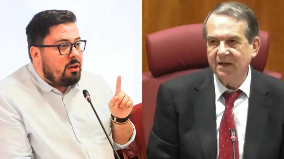 Xabier P. Igrexas e Abel Caballero no Pleno de Vigo