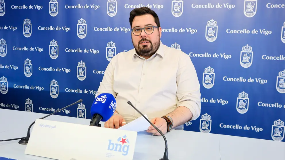 Xabier P. Igrexas, portavoz municipal do BNG de  Vigo