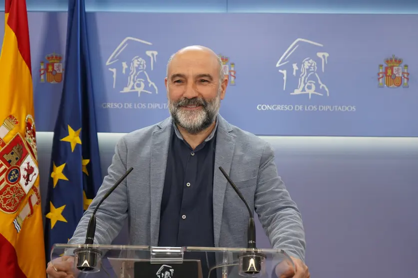 O deputado do BNG no Congreso, N&eacute;stor Rego