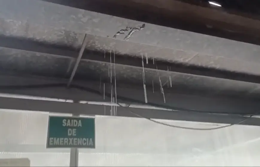 Filtraci&oacute;ns de auga no centro
