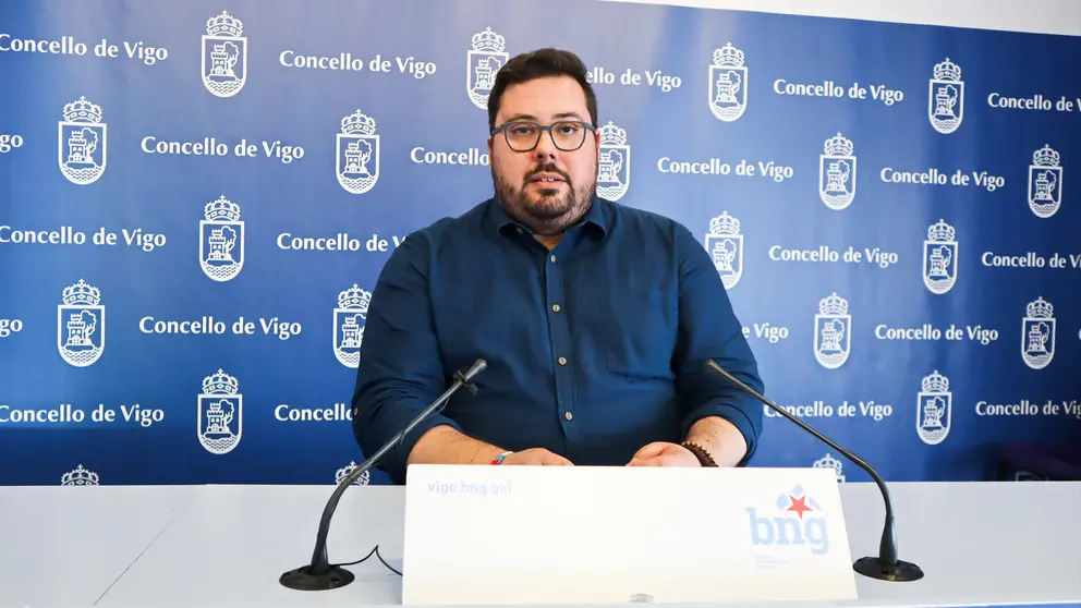 Xabier P. Igrexas, portavoz municipal do BNG de Vigo