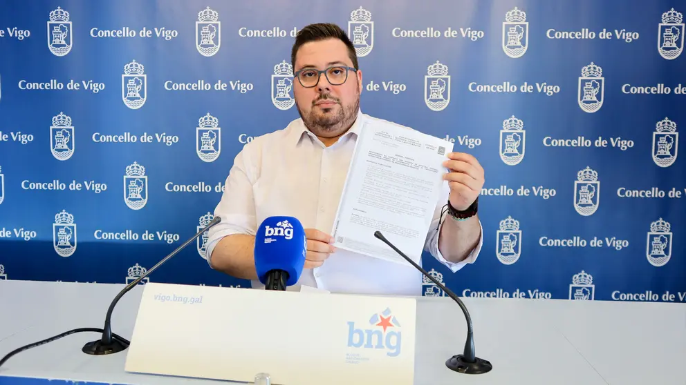 Xabier P. Igrexas, portavoz municipal do BNG de Vigo