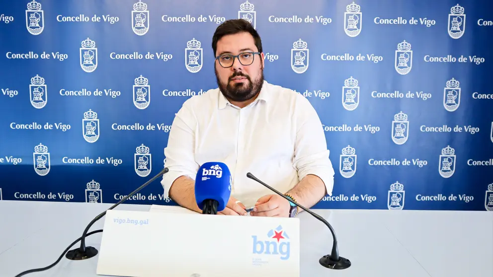 Xabier P. Igrexas, portavoz municipal do BNG Vigo