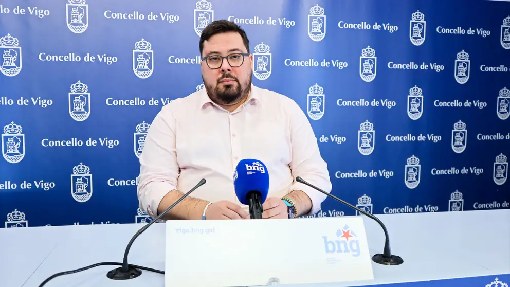 Xabier P. Igrexas, portavoz municipal do BNG de Vigo