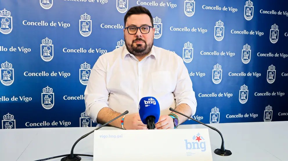 Xabier P. Igrexas, portavoz municipal do BNG de Vigo