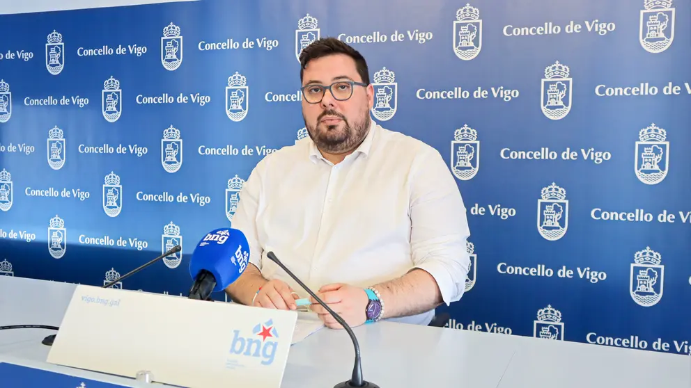 Xabier P. Igrexas, portavoz municipal do BNG de Vigo