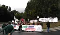 Esiximos AP9 galega e sen peaxes ante o acto de inauguración das obras de Rande