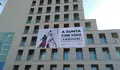 O BNG critica a colocación de dúas grandes lonas con propaganda na sede da Xunta en Vigo