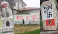 O BNG denuncia pintadas fascistas e de exaltación do nazismo no lugar da memoria do monte do Castro