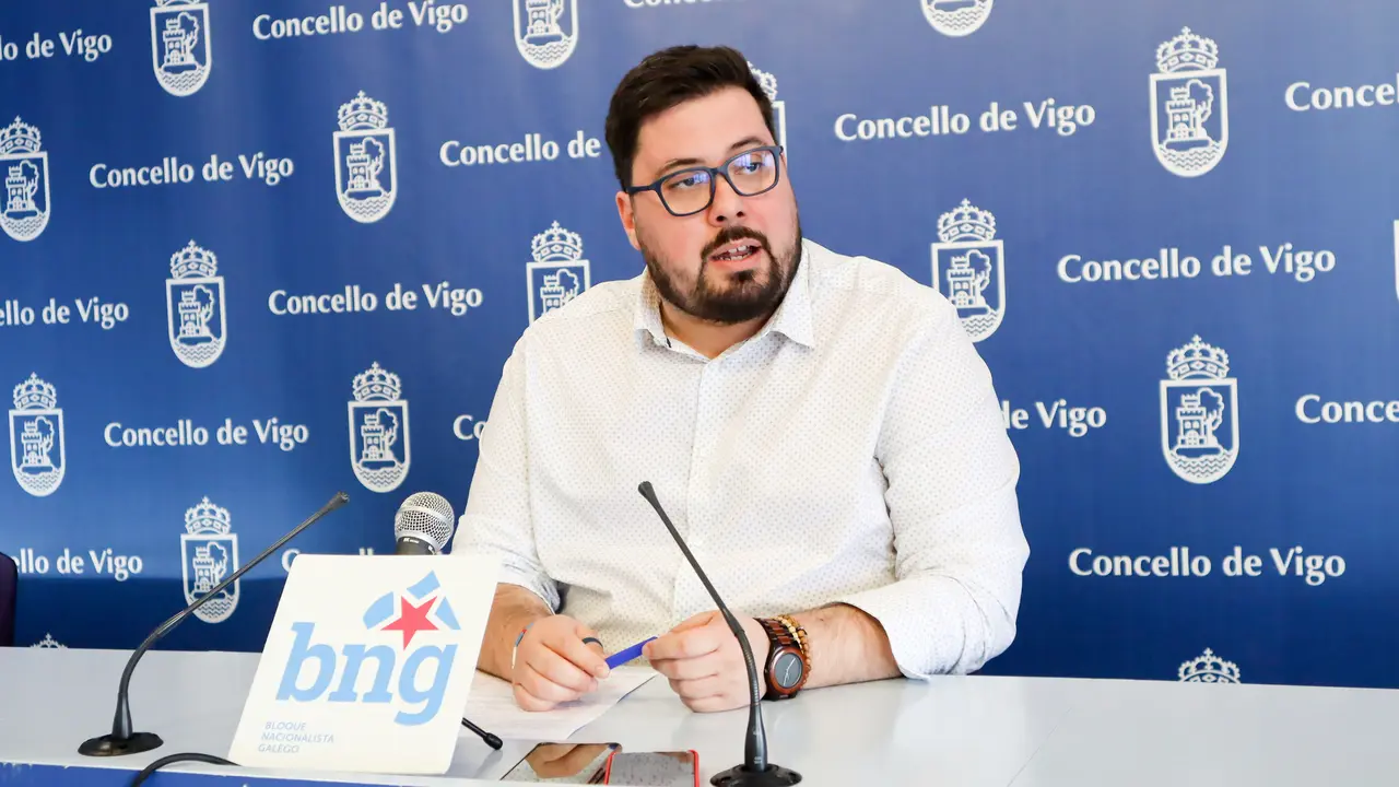 O portavoz municipal do BNG de Vigo, Xabier P. Igrexas