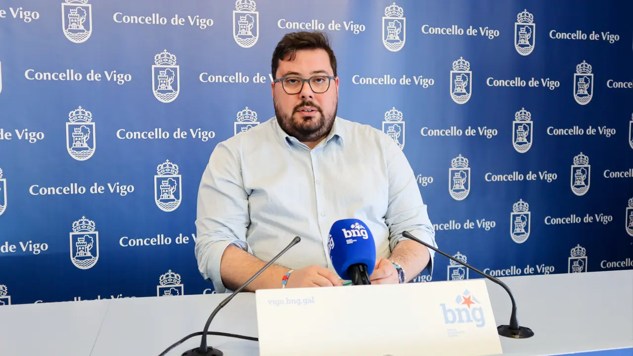 Xabier P. Igrexas, portavoz municipal do BNG de Vigo