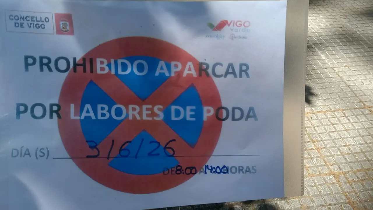 Aviso de podas en Castrelos