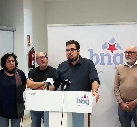 Xabier P Igrexas durante a rolda de prensa